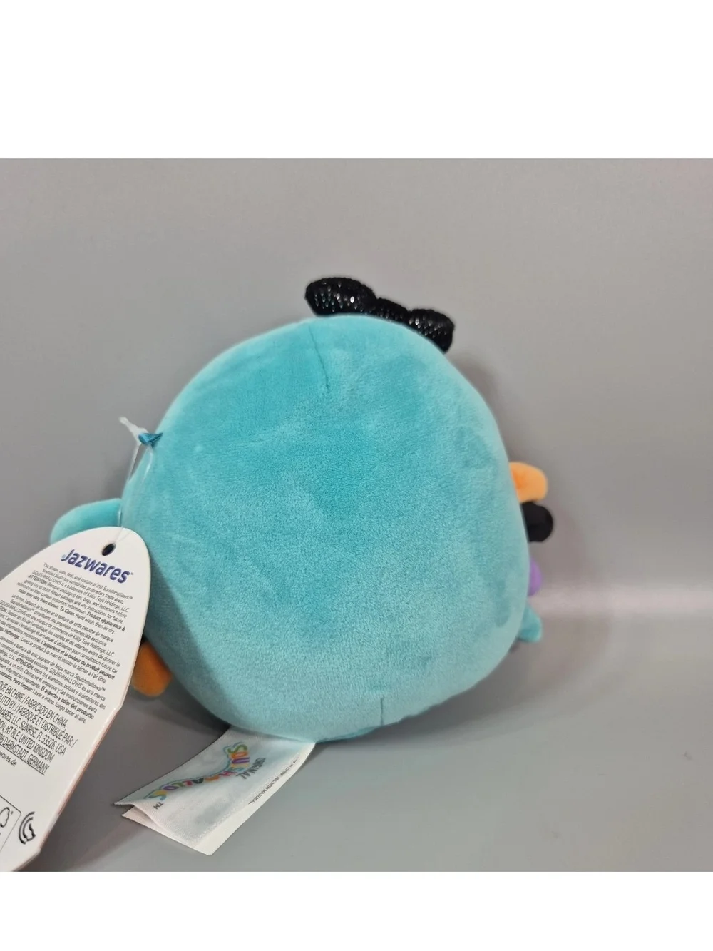 Squishmallow Cheryl The Spider Turquoise Black Halloween 4.5” NWT